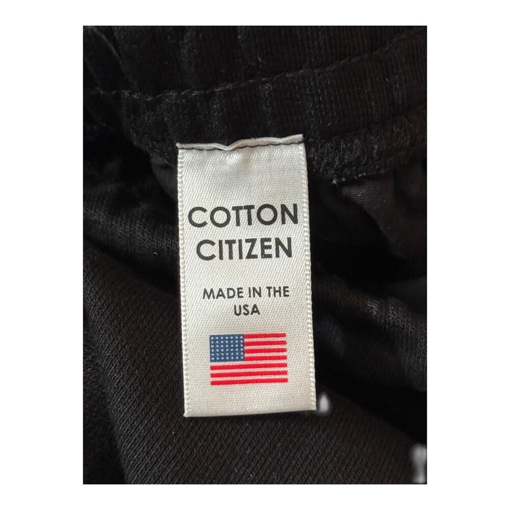 Cotton Citizen Milan zip hem jogger pants black size Small S - Picture 7 of 8